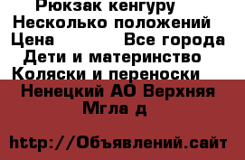 Рюкзак кенгуру 0 . Несколько положений › Цена ­ 1 000 - Все города Дети и материнство » Коляски и переноски   . Ненецкий АО,Верхняя Мгла д.